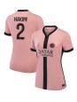 Paris Saint-Germain Achraf Hakimi #2 Ausweichtrikot für Frauen 2024-25 Kurzarm